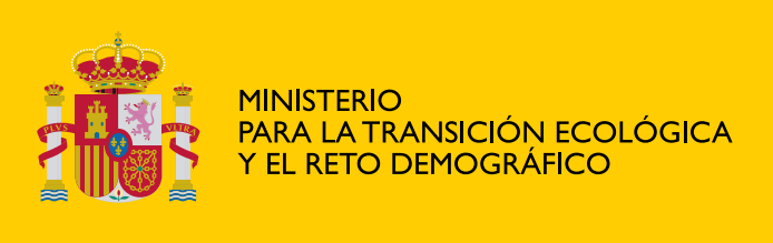 Logo Ministerio para la Transicion Ecologica y el Reto Demografico